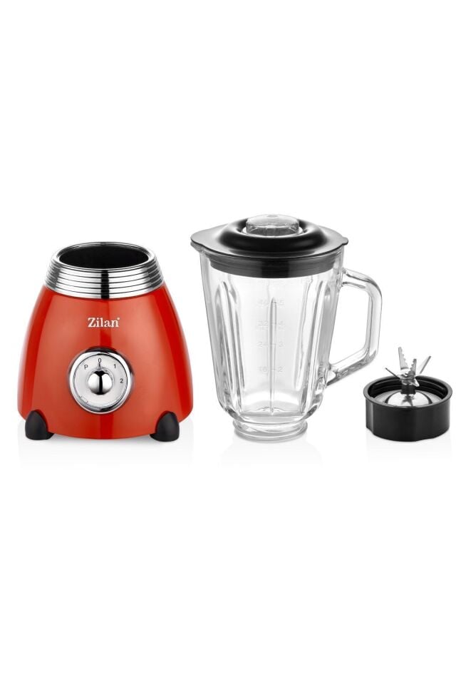 ZLN7057 Retro Stand Blender | 1,5 L | 500 W | Kırmızı Retro Şıklığı
