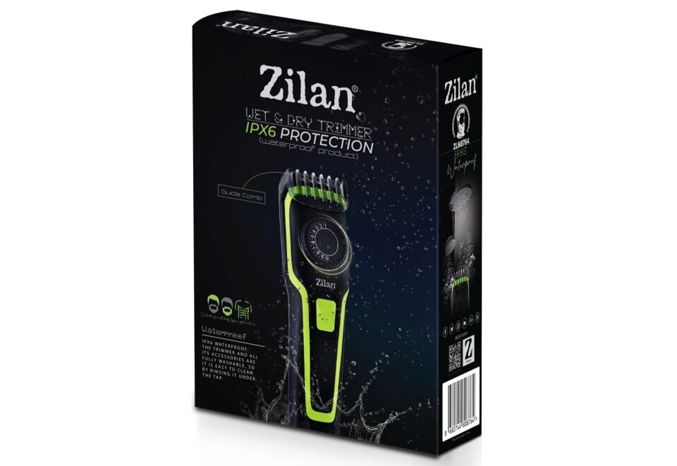 ZLN8764  Saç Sakal Tıraş Makinesi | Eros – Paslanmaz Çelik Bıçak | Hızlı Şarj | Ipx6 Su Geçirmez