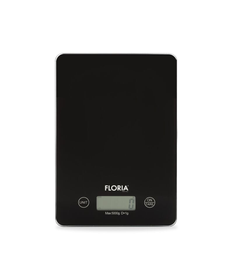 ZLN1686 Dijital Mutfak Tartısı Hassas Ölçüm LCD Ekran 5 Kg Kapasiteli Siyah