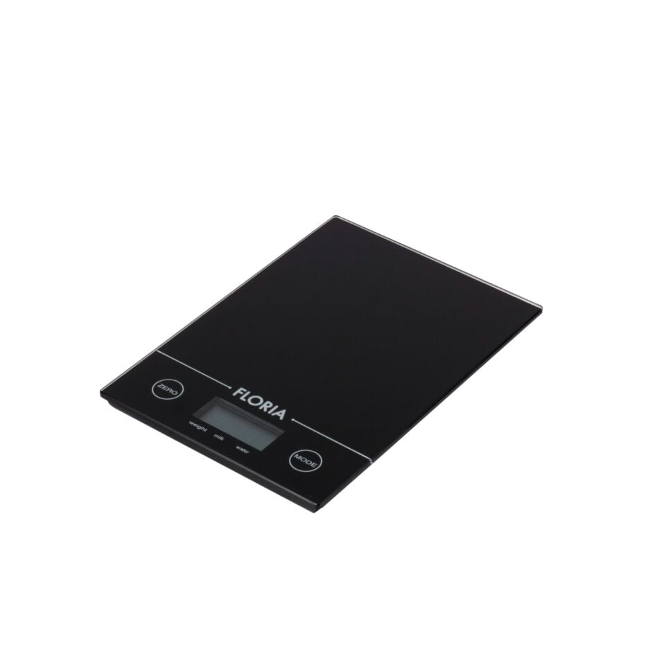 ZLN1686 Dijital Mutfak Tartısı Hassas Ölçüm LCD Ekran 5 Kg Kapasiteli Siyah