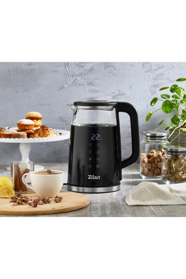 ZLN7859  Dijital Çift Camlı Su Isıtıcı | 1.7 L | Ayarlanabilir Isı | Kattle | 2200W