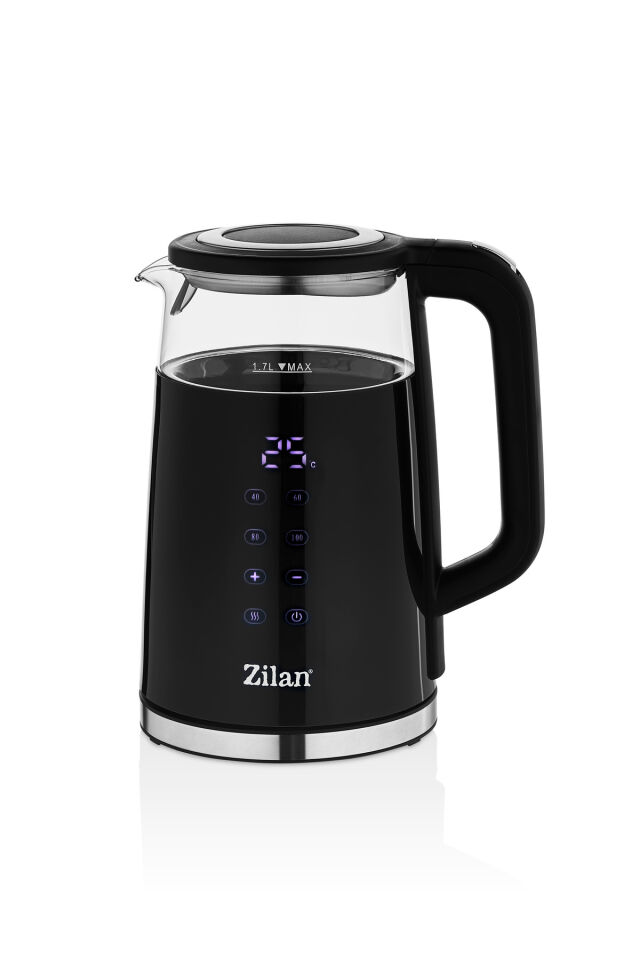 ZLN7859  Dijital Çift Camlı Su Isıtıcı | 1.7 L | Ayarlanabilir Isı | Kattle | 2200W