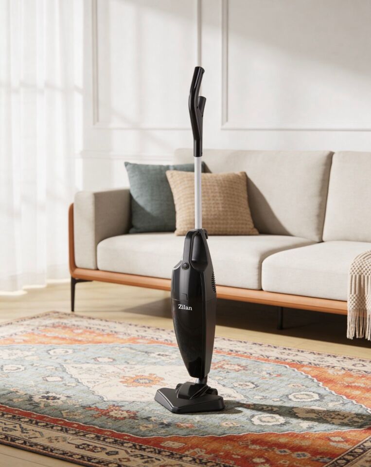 Zilan ZLN1235 2’si 1 Arada Elektrikli Dik Süpürge 800W Siyah