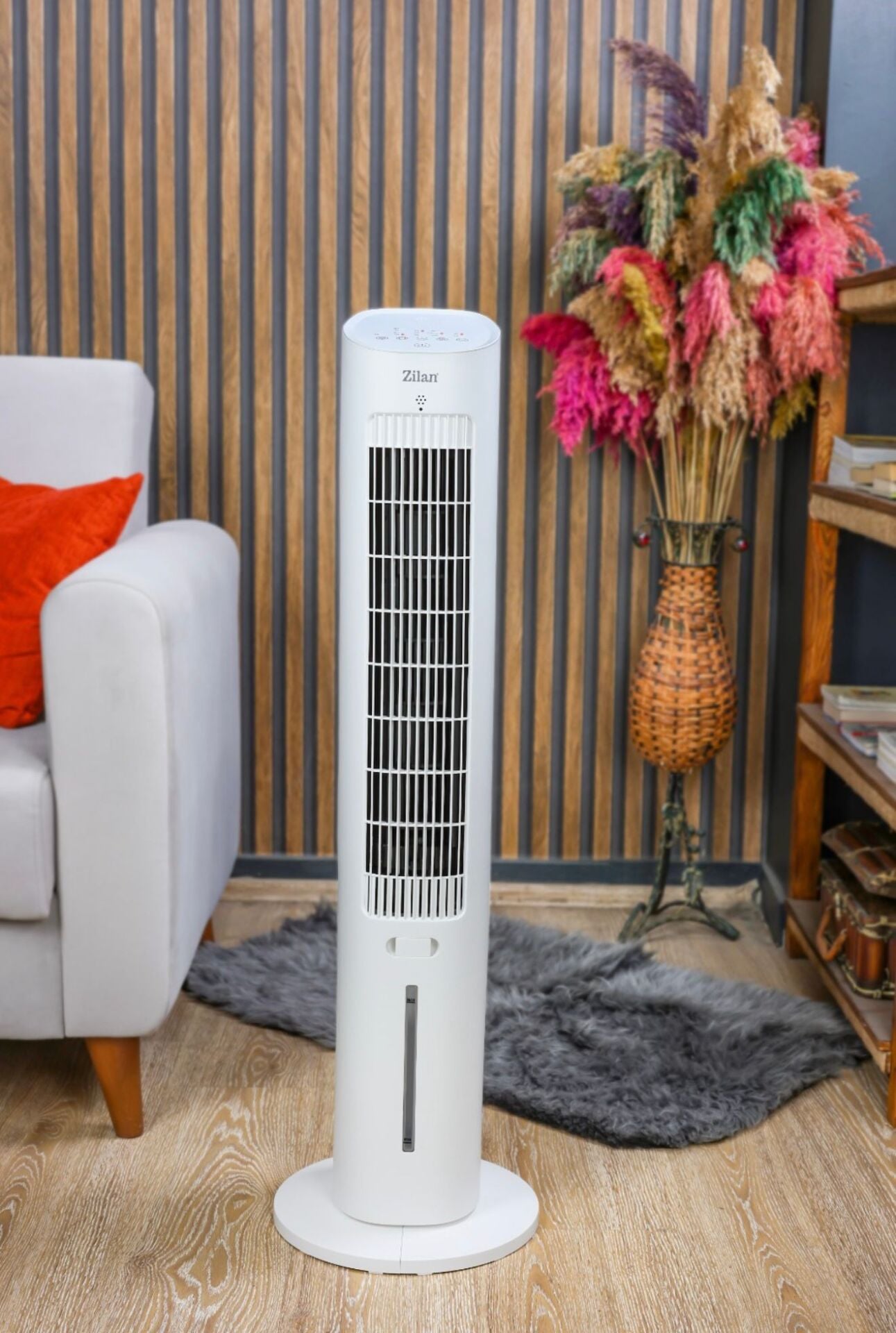 Zilan ZLN1030 Kule Tipi Vantilatör | Kumandalı Soğuk Su ve Buz Hazneli