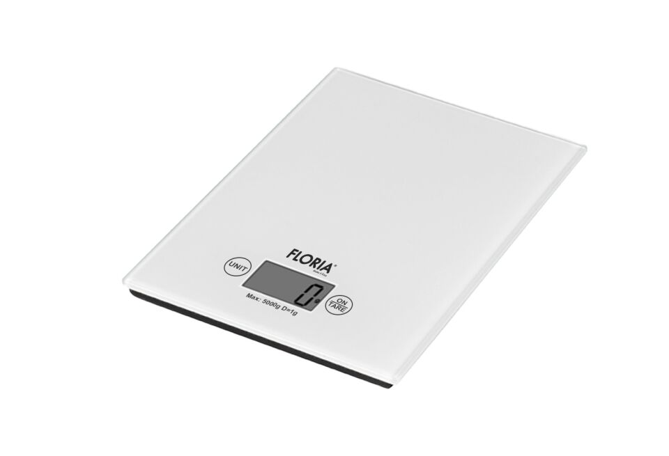 ZLN1685 Dijital Mutfak Tartısı Hassas Ölçüm LCD Ekran 5 Kg Kapasiteli Beyaz