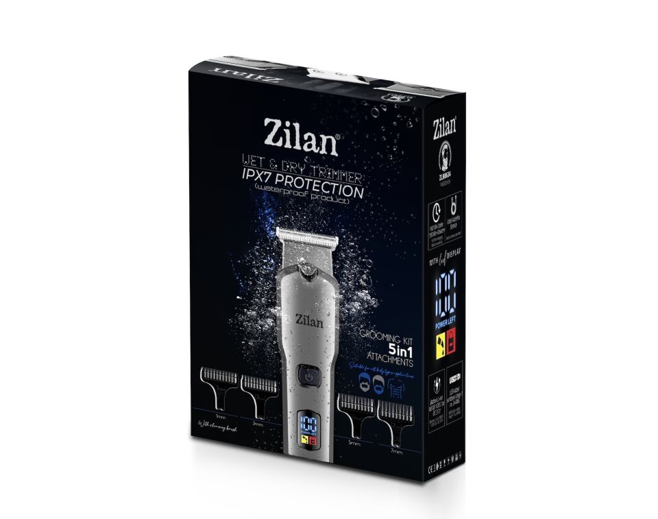 ZLN8634 | Saç Sakal Tıraş Makinesi | Poseidon | Hızlı Şarj | 180 Dk. Kablosuz