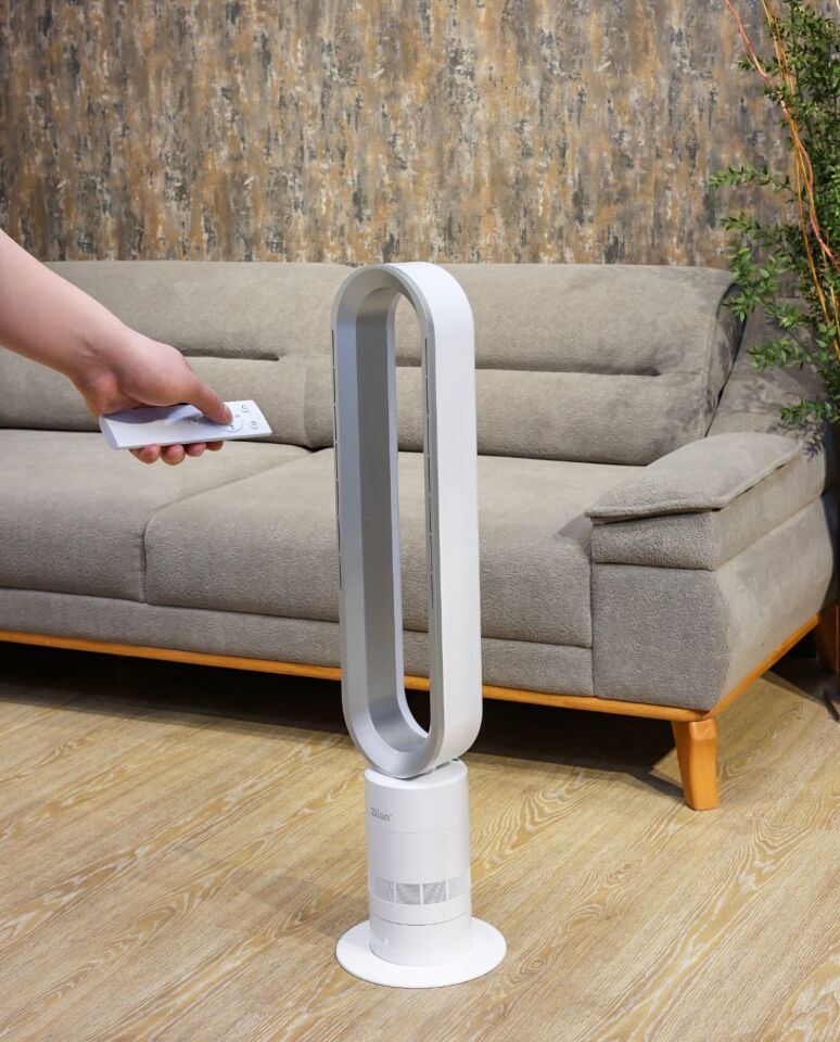 Zilan ZLN2426 Pervanesiz Kule Tipi Fan | Sessiz | Dokunmatik | Uzaktan kumanda