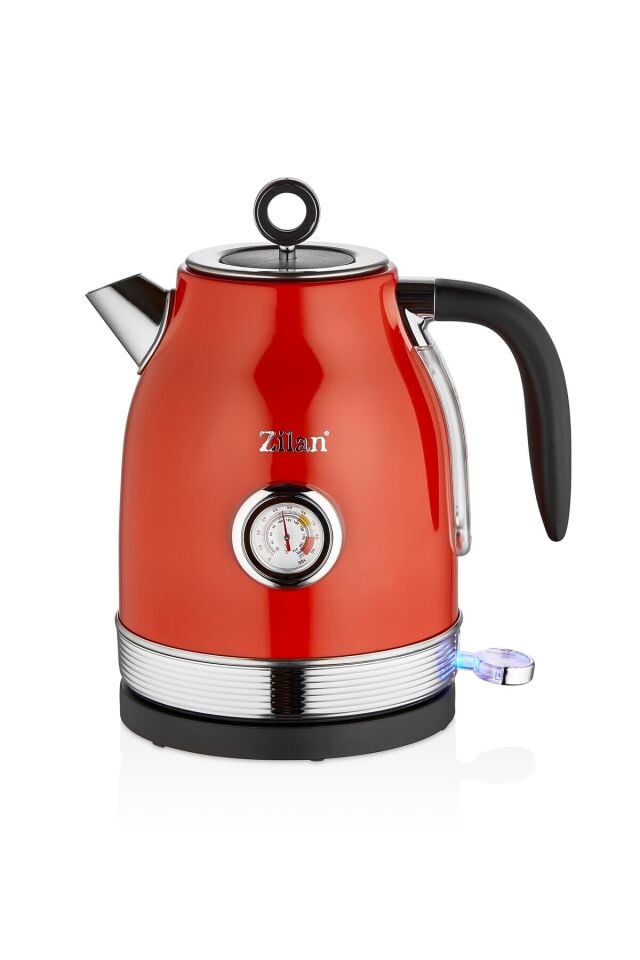 ZLN7033  Retro Su Isıtıcısı | 1,7L | Katlle | 2200W |  Kırmızı Retro Tasarım
