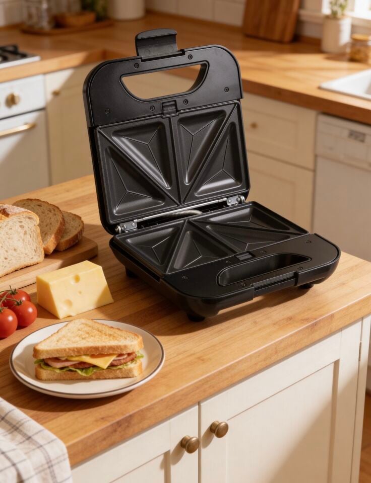 ZLN4704 3'ü 1 Arada Waffle & Tost Makinesi 800 W | Inox | Değiştirilebilir Plaka