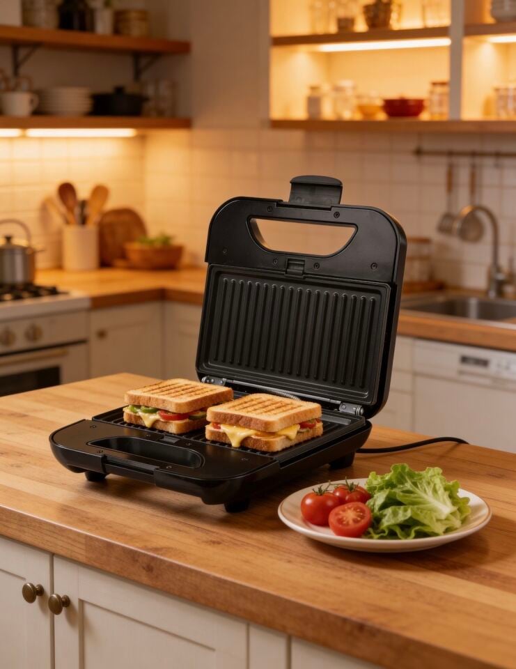 ZLN4704 3'ü 1 Arada Waffle & Tost Makinesi 800 W | Inox | Değiştirilebilir Plaka