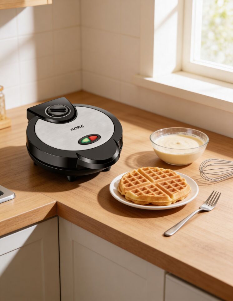 ZLN3787 Waffle Makinesi Yapışmaz Plaka Isı Kontrollü Pratik Kullanım