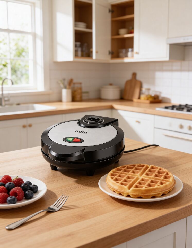 ZLN3787 Waffle Makinesi Yapışmaz Plaka Isı Kontrollü Pratik Kullanım