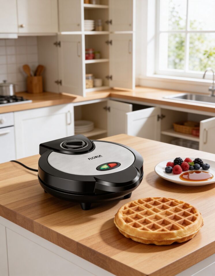 ZLN3787 Waffle Makinesi Yapışmaz Plaka Isı Kontrollü Pratik Kullanım