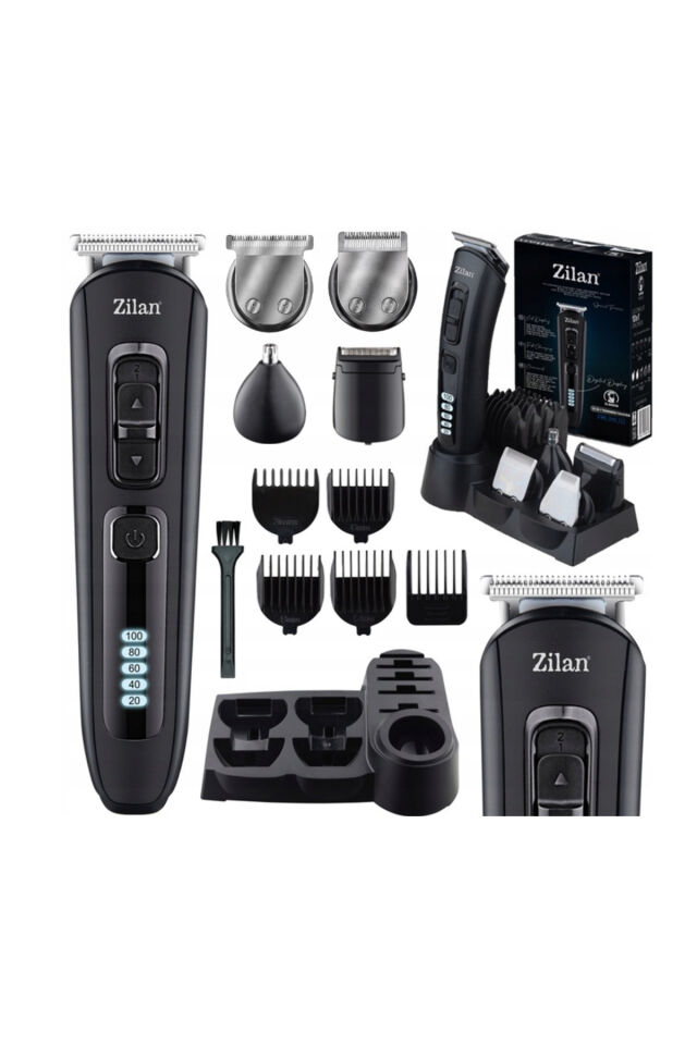 ZLN8658 Saç Sakal Vücut Tıraş Makinesi | Uranus | Değiştirilebilir Başlık | Hızlı Şarj | Led
