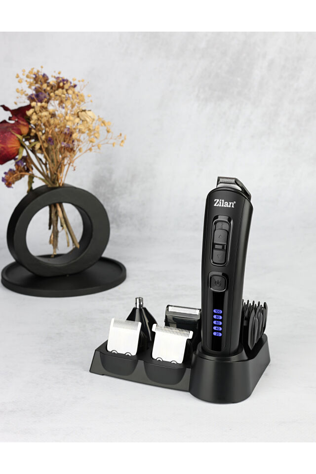 ZLN8658 Saç Sakal Vücut Tıraş Makinesi | Uranus | Değiştirilebilir Başlık | Hızlı Şarj | Led