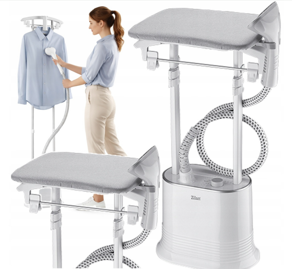 ZLN2792 Ayaklı Kumaş Ve Giysi Buhar Makinesi | Dikey Buharlı Ütü | Kırışık Giderici | 1.7 L. 2000 W
