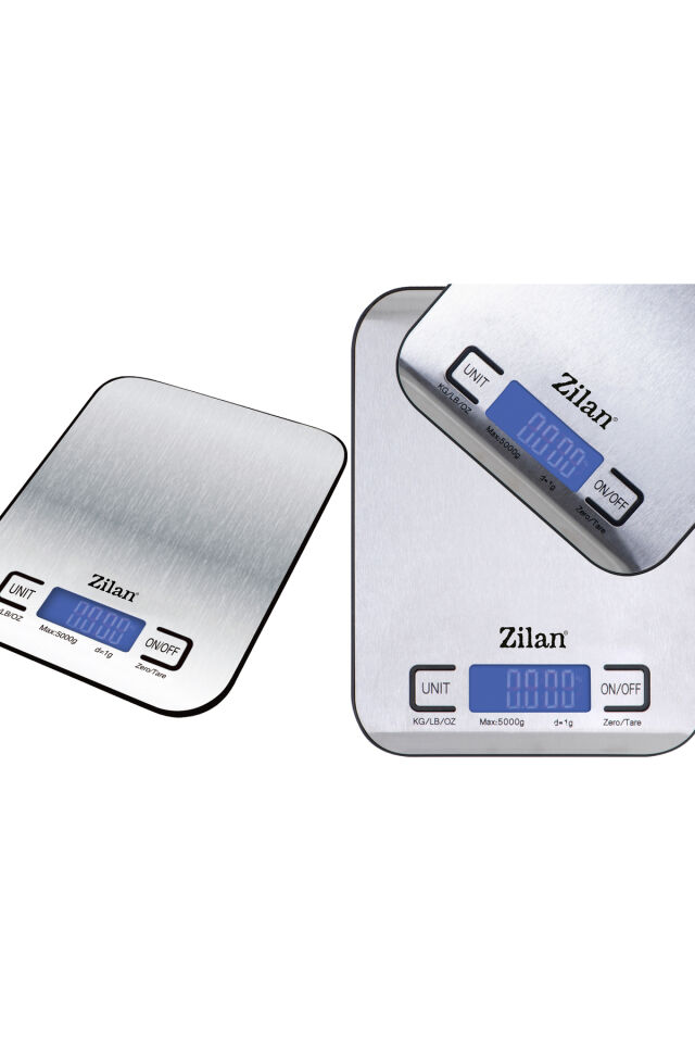 ZLN2984 Inox Dijital Mutfak Tartısı | 5 kg | Hassas Ölçüm | Otomatik Kapanma | Pil Dahil