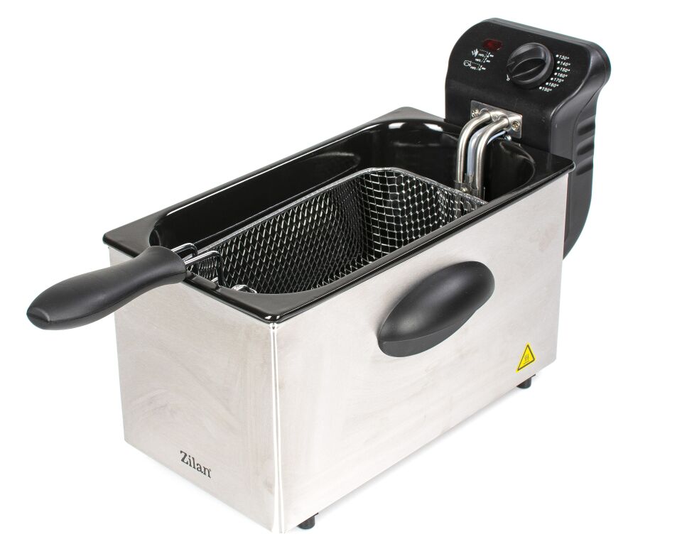 Zilan ZLN1819 Fritöz | 3L | 2180W | Paslanmaz Çelik Derin Yağ Fritözü Ayarlanabilir Termostatlı