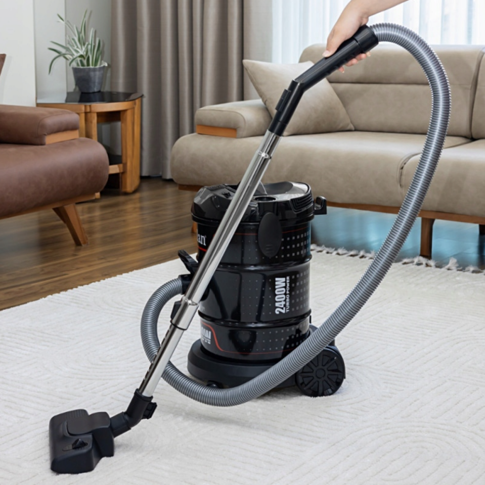 ZİLAN ZLN2006 Profesyonel Elektrikli Torbasız Süpürge | 2400W | 21L | Üfleme Fonksiyonu