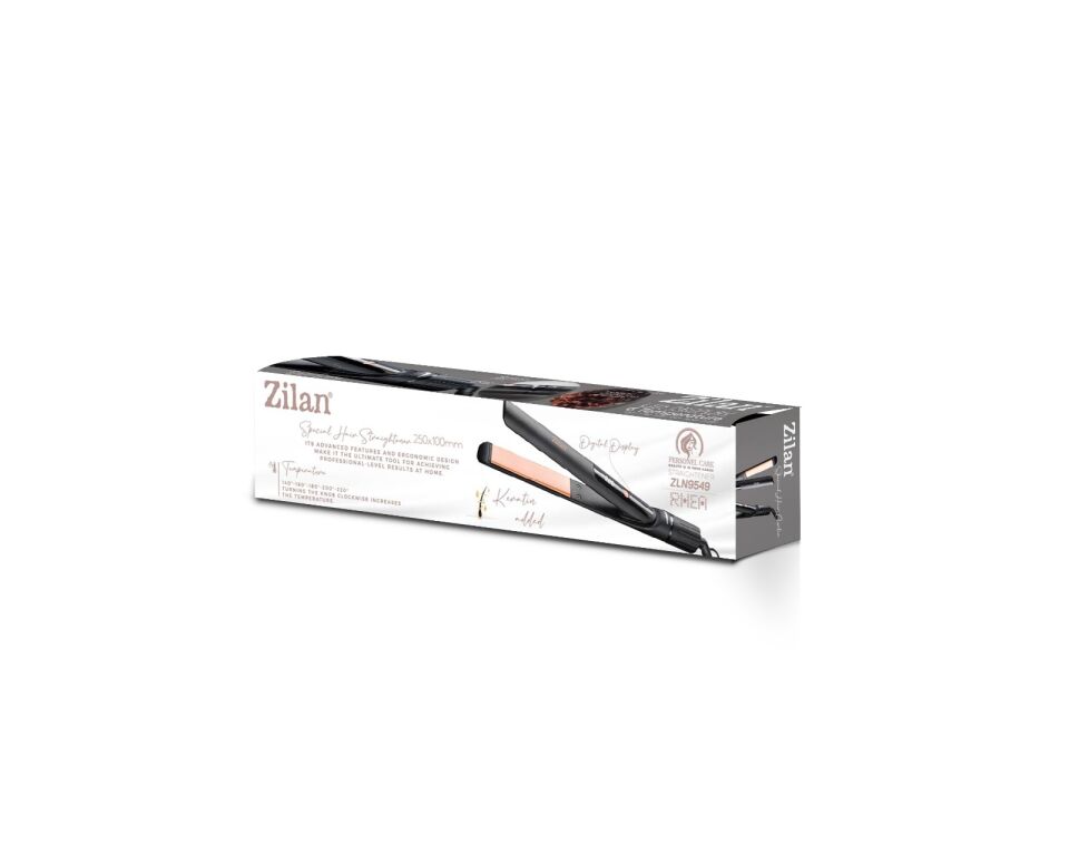 ZLN9549 Rhea Pro Saç Düzleştirici | Seramik Kaplama | 220°C | LED Ekran