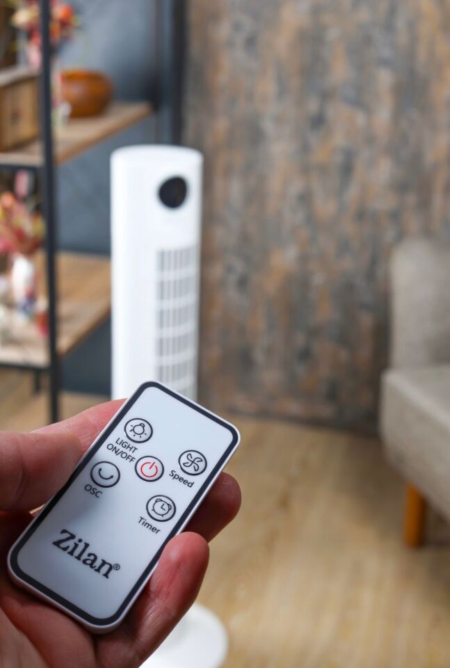 Zilan ZLN1023 Air Cooler | Kule Tipi Fan Uzaktan Kumandalı, Dokunmatik