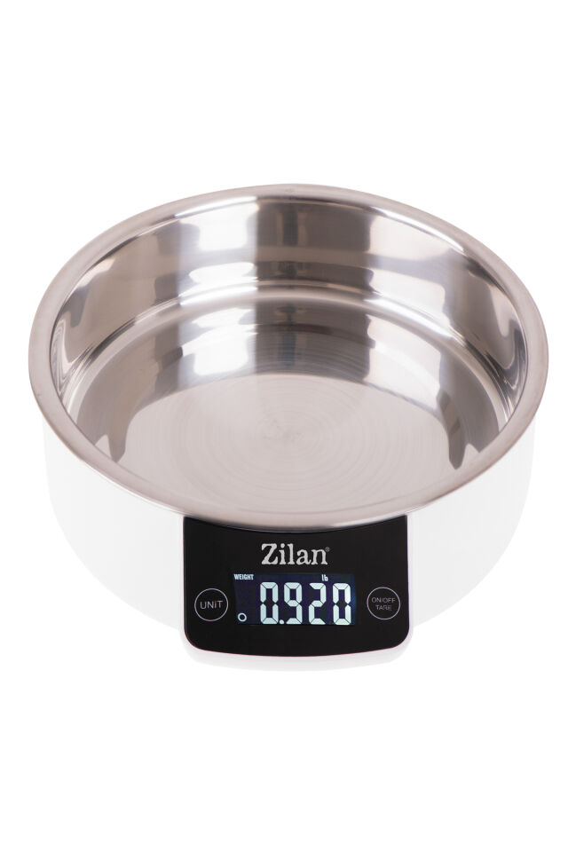 ZLN2977 Dijital Mutfak Tartısı | Kaseli | 5 kg | 1 gr Hassasiyet | LCD | Paslanmaz Çelik