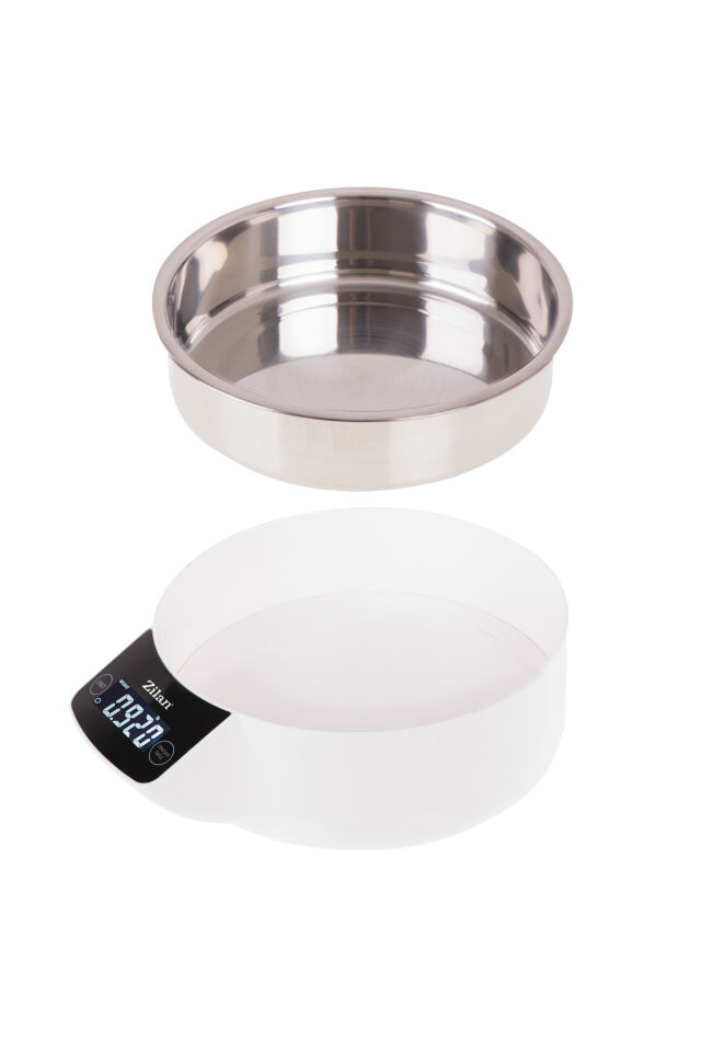 ZLN2977 Dijital Mutfak Tartısı | Kaseli | 5 kg | 1 gr Hassasiyet | LCD | Paslanmaz Çelik
