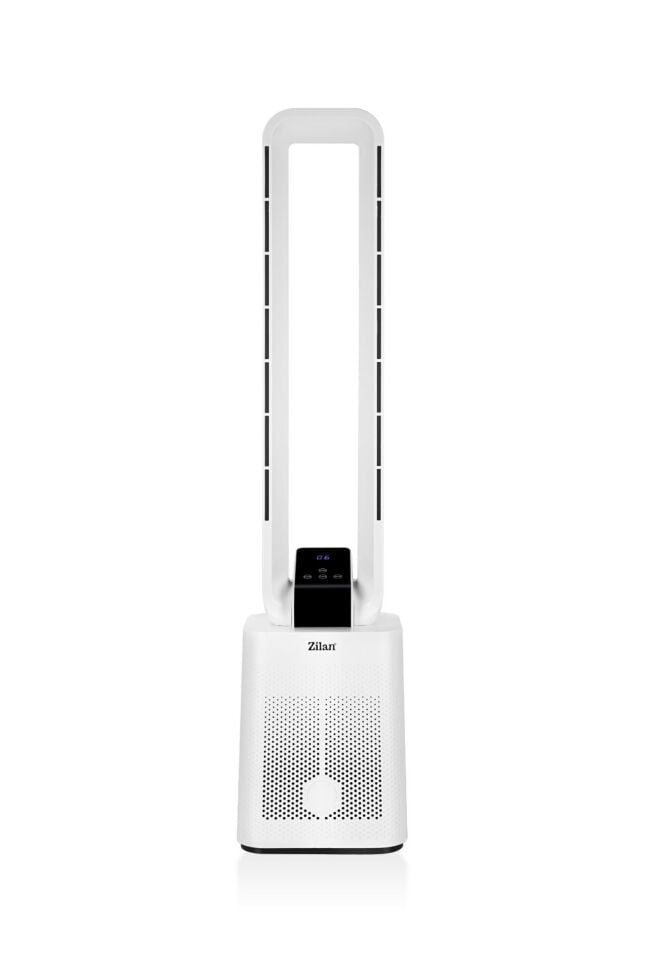 Zilan ZLN1085 Kule Tipi Vantilatör | Uzaktan Kumanda | Geniş Salınım |12 Hız Ayarı Diğital Fan