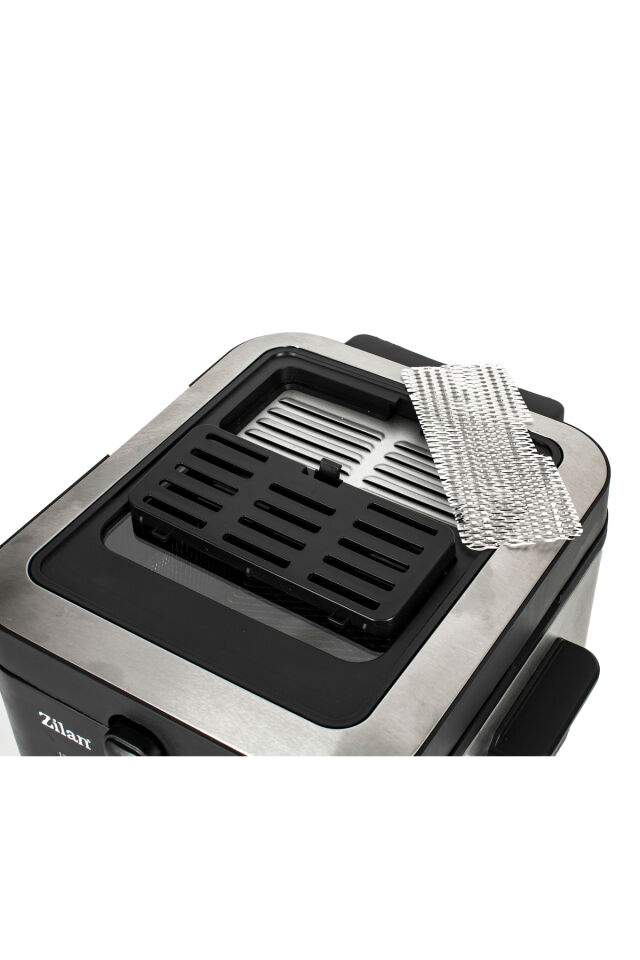 ZLN0010 Inox Fritöz | 2.5L | 1600W | Ayarlanabilir Termostat | Paslanmaz Çelik Gövde | XL