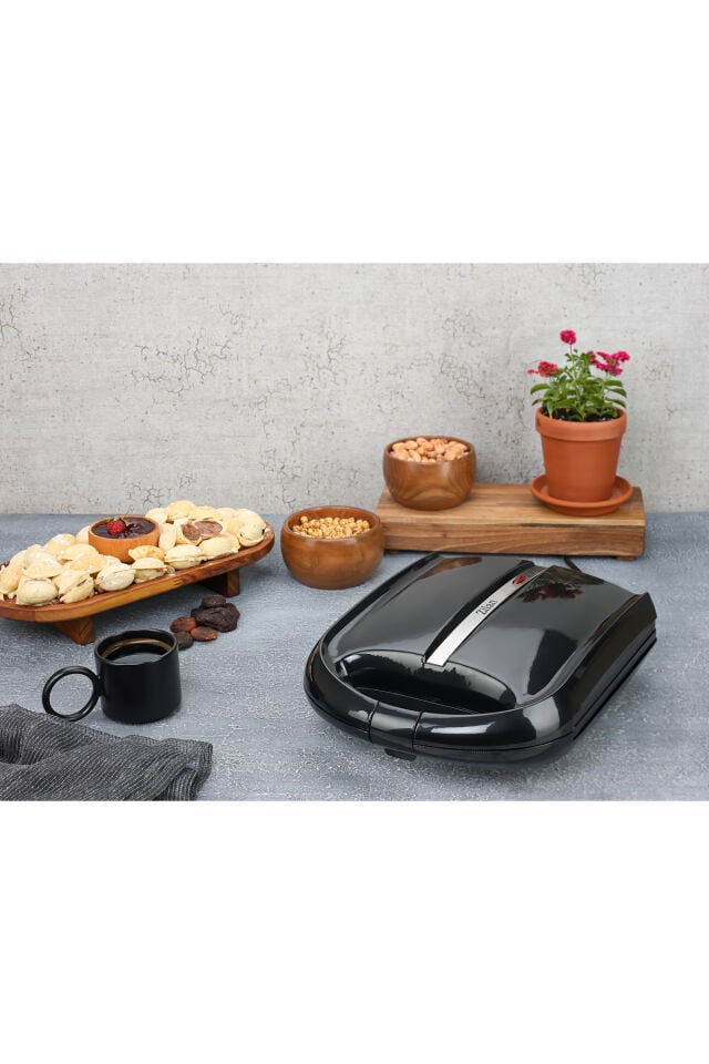 ZLN2816 Ceviz Kurabiye Yapma Makinesi | Nut Maker | Pratik, Hızlı ve Lezzetli Kurabiyeler | Siyah
