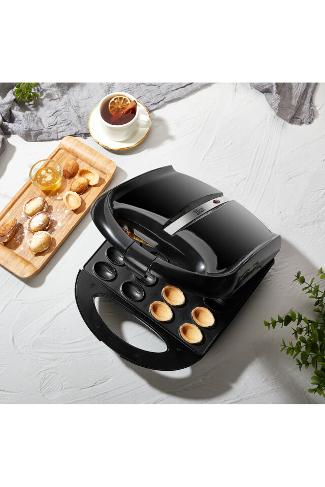 ZLN2816 Ceviz Kurabiye Yapma Makinesi | Nut Maker | Pratik, Hızlı ve Lezzetli Kurabiyeler | Siyah