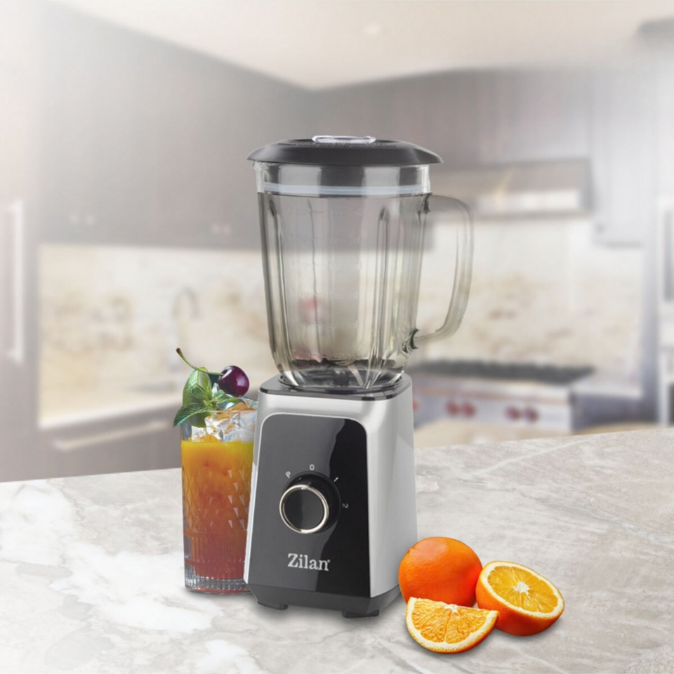 Zln3925 | Stand Blender | 1.5l Cam Hazne | 1000w | 2 Hız Ayarı | Pulse Fonksiyonu | Buz Kırma