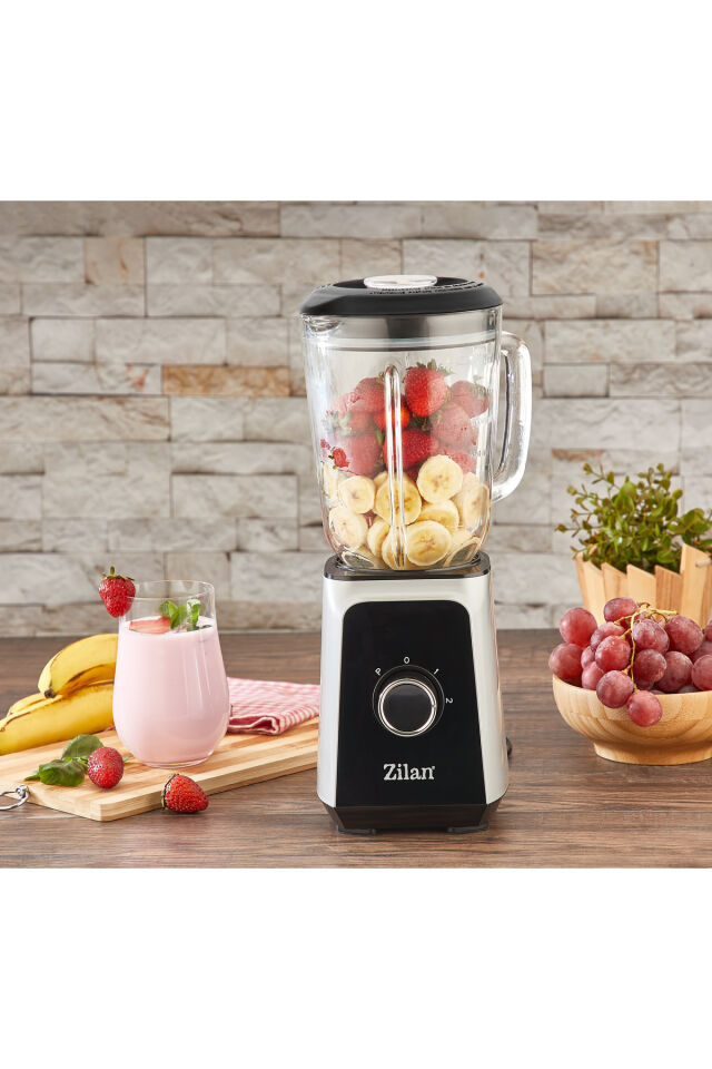 Zln3925 | Stand Blender | 1.5l Cam Hazne | 1000w | 2 Hız Ayarı | Pulse Fonksiyonu | Buz Kırma