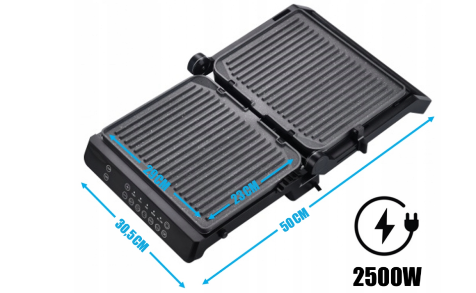 Zilan ZLN3942 Dijital Tost Makinesi | Izgara ve Tost Makinesi | Yapışmaz Plaka | Ayarlanabilir