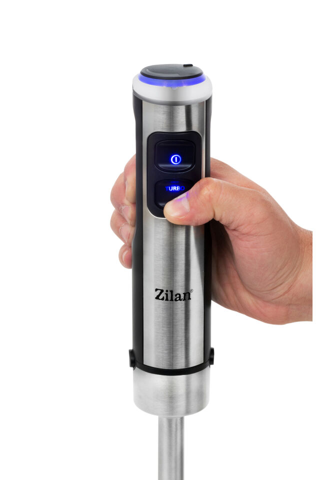 Zln3994 | Dikey El Blender | 1200W | 2 Hız Ayarı | Turbo Fonksiyonu | Paslanmaz Çelik Bıçaklar