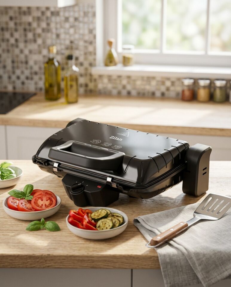 ZLN4021 Tost ve Sandviç Makinesi | 1600W | Çift Taraflı | Yapışmaz Kaplama | Çıkarılabilir Plakalar